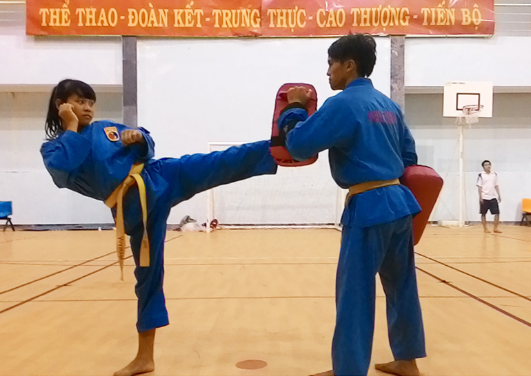 Cô gái phố núi và giấc mơ theo nghiệp Vovinam